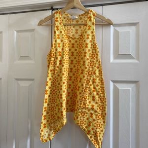 Charming Charlie small high low tank top